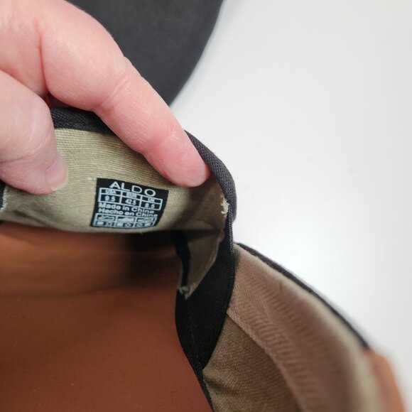 Aldo Decarli-97 Slip-On Shoes Size Men's 9.5 Black Canvas - Picture 3 of 16